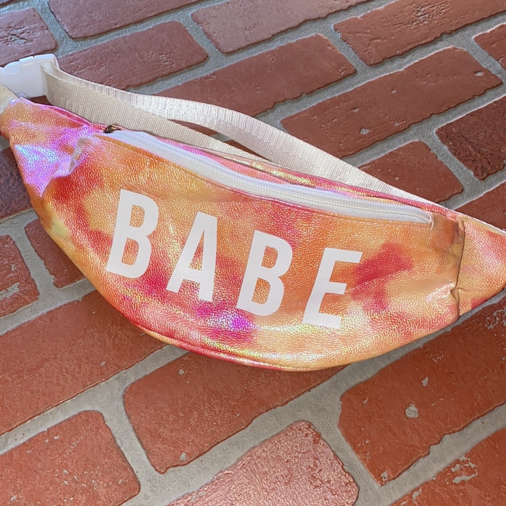 BABE tie dye Fanny pack